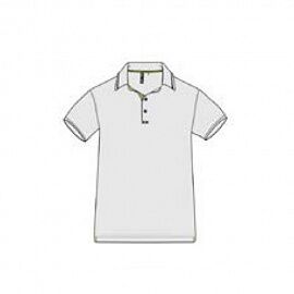 Поло ZHIK 19 Lightweight Polo S/S (Women) L White Marle
