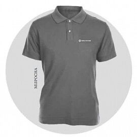 Поло NP 15 NPWS POLO (PIQUE) - CHARCOAL (лого VTS) M