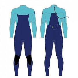 Гидрокостюм NP 23 Dolphin Youth 5/4/3 BZ 6 C1 Navy / Light Blue