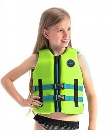 Жилет JOBE 23 Neoprene Life Vest Kids Lime Green 116