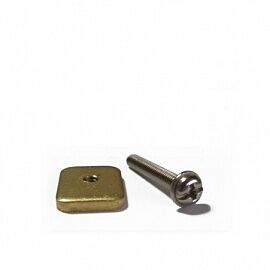 Винты для плавника JP Fin Screw M4x25 - PH2 including brass sliding nut