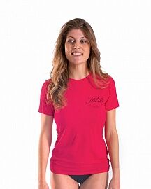 Гидромайка трикотаж. JOBE 23 Rash Guard Loose Fit Women Hot Pink XS