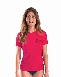 Гидромайка трикотаж. JOBE 23 Rash Guard Loose Fit Women Hot Pink