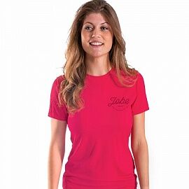 Гидромайка трикотаж. JOBE 23 Rash Guard Loose Fit Women Hot Pink XS