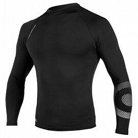 Гидромайка лайкр. NP 21 Rise Rash Guard L/S L C3 black/white print