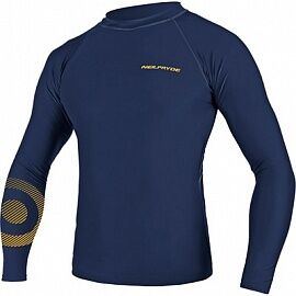 Гидромайка лайкр. NP 21 Mission Rash Guard L/S L C2 navy/yellow print