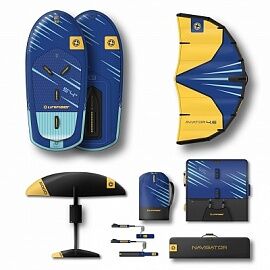 UNIFIBER 22 Impulse 6'0 & 5.3 Wing, 2400 Front Wing Foil and Leash
