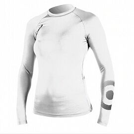 Гидромайка лайкр. NP 22 Spark Rash guard L/S M C3 white / petrol print