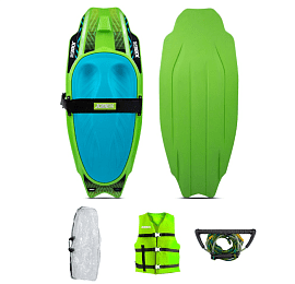 Ниборд JOBE 22 Slash Kneeboard Lime Green Package