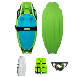 Ниборд JOBE 22 Slash Kneeboard Lime Green Package