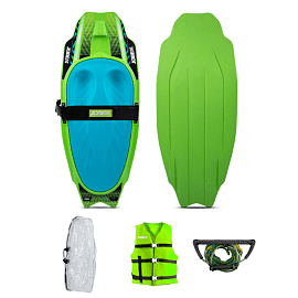 Ниборд JOBE 22 Slash Kneeboard Lime Green