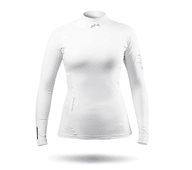Гидромайка ZHIK 25 Eco Spandex Top L/S Womens XS White