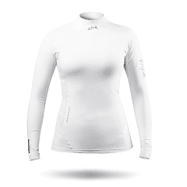 Гидромайка ZHIK 25 Eco Spandex Top L/S Womens XS White