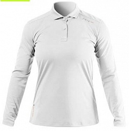 Гидромайка ZHIK 25 UVActive L/S Polo Womens XS White